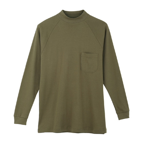 長袖ハイネックシャツ【3018-COC】 2.サファリ