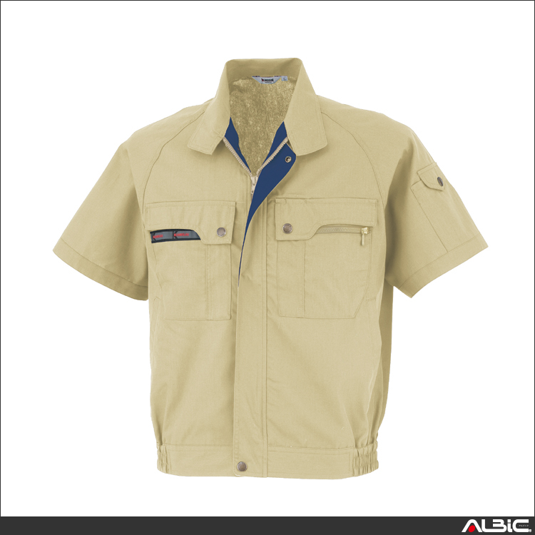 KANSAI吸汗速乾半袖ブルゾン【30201-OKH】 商品写真