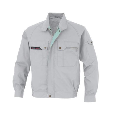 KANSAI吸汗速乾長袖ブルゾン【30202-OKH】 C4.グレー