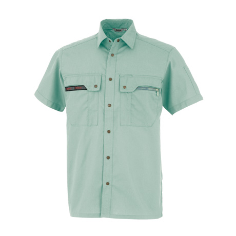 KANSAI吸汗速乾半袖シャツ【30203-OKH】 C5.グリーン