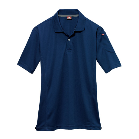 ストレッチ半袖ポロシャツ【305-BAT】 3.ネイビー