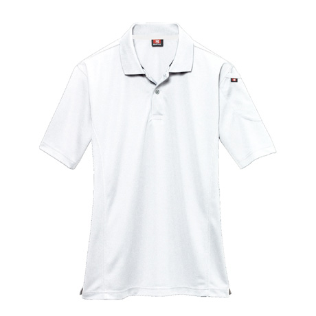 ストレッチ半袖ポロシャツ【305-BAT】 29.ホワイト