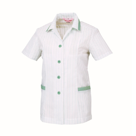 開襟衿レディスジャケット【3067-XEB】 60.グリーン