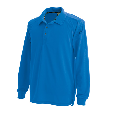 長袖ポロシャツ【3075-TSD】 41.ロイヤルブルー