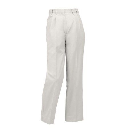 レディーススラックス（ツータック）（脇シャーリング）【313811-KRO】 20.アイボリー