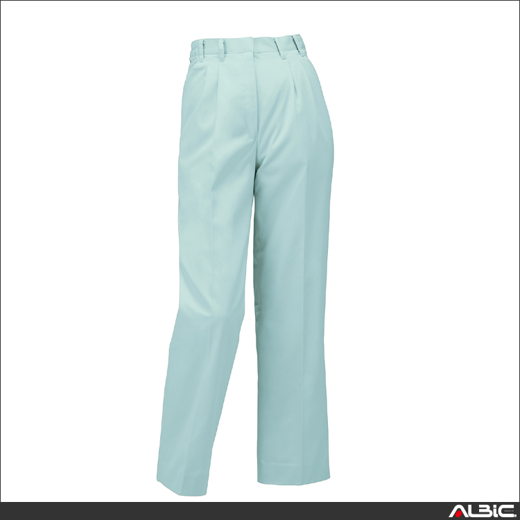 レディーススラックス（ツータック）（脇シャーリング）【314911-KRO】 商品写真