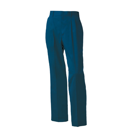 形態安定ツータックスラックス【31524-KRO】 10.ブルー