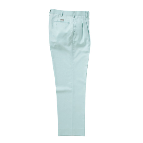 吸汗速乾ツータックスラックス【31541-KRO】 85.パウダーグリーン