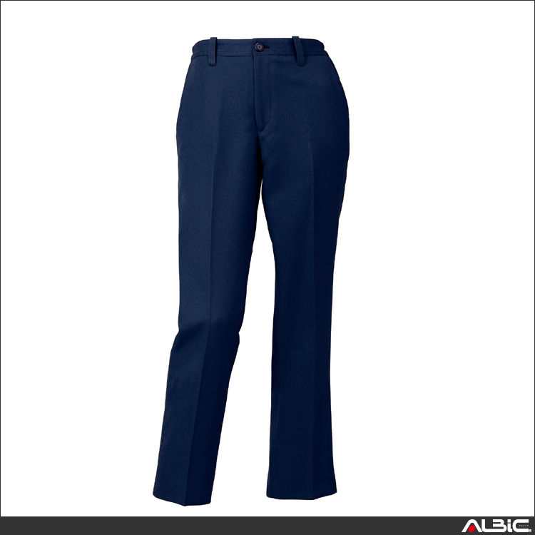 レディーススラックス（ノータック）（脇シャーリング）【316671-KRO】 商品写真