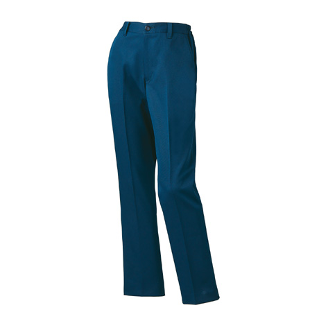 レディーススラックス（ノータック）（脇シャーリング）【316701-KRO】 13.ダークブルー