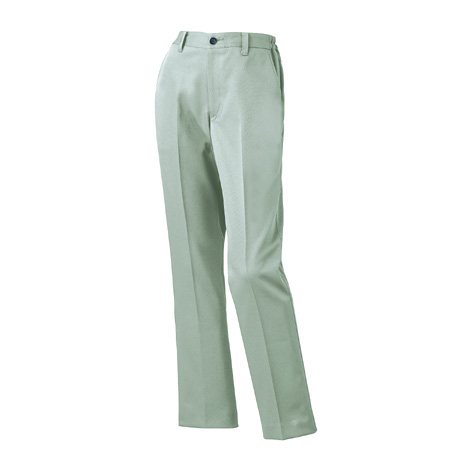 レディーススラックス（ノータック）（脇シャーリング）【316701-KRO】 89.アースグリーン