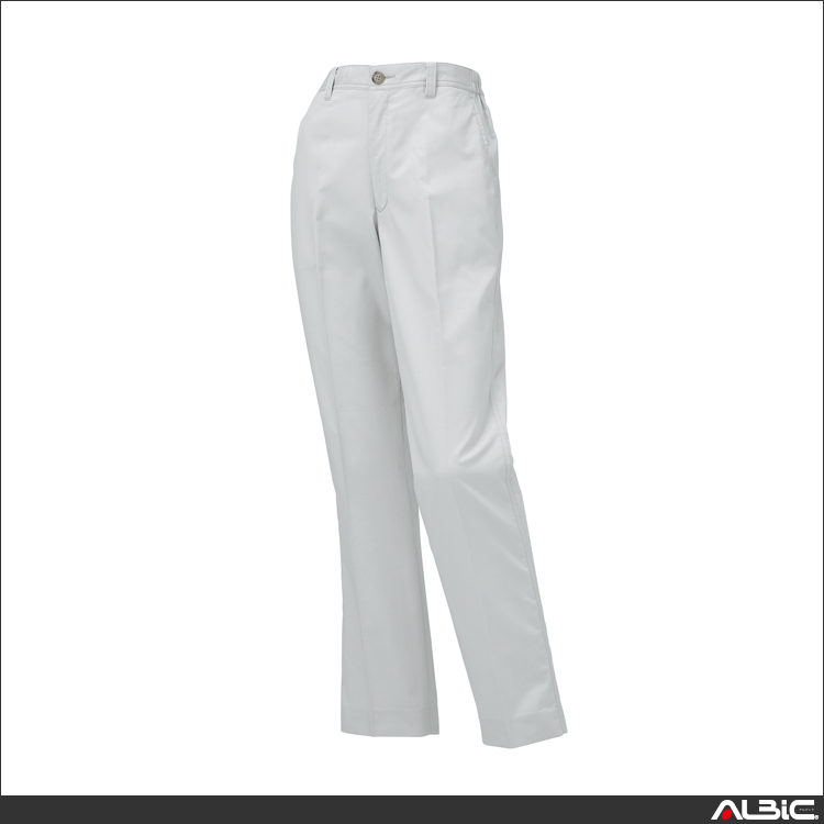 吸汗速乾レディーススラックス（ノータック脇シャーリング）【316711-KRO】 商品写真