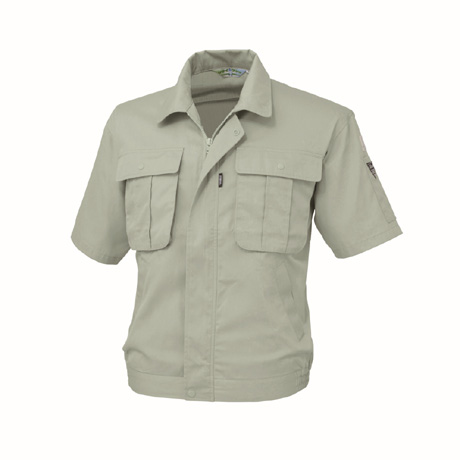 デカポケ半袖ブルゾン【3191-XEB】 61.モスグリーン