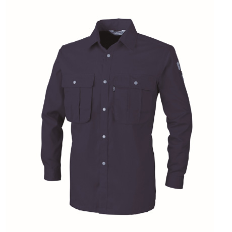 デカポケ長袖シャツ【3193-XEB】 10.コン