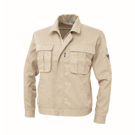 デカポケ長袖ブルゾン【3194-XEB】 31.アイボリー