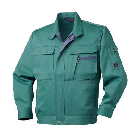 長袖ジャンパー【320006-KRO】 85.パウダーグリーン