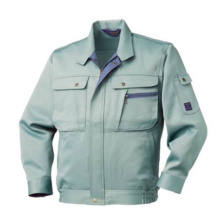 長袖ジャンパー【320006-KRO】 89.スモークグリーン