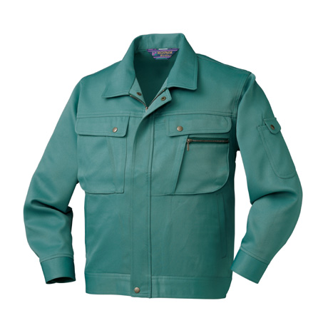 長袖ジャンパー【320007-KRO】 85.パウダーグリーン