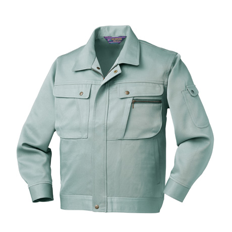 長袖ジャンパー【320007-KRO】 89.スモークグリーン