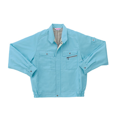 長袖ジャンパー【32002B-KRO】 85.アクアブルー