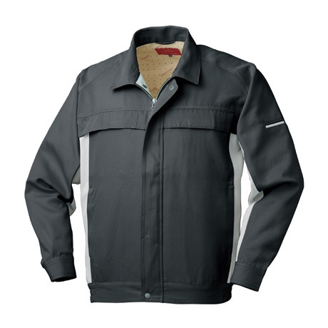 長袖ユニセックスジャンパー【32519-KRO】 48.チャコールグレー