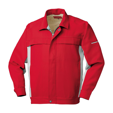 長袖ユニセックスジャンパー【32519-KRO】 70.レッド