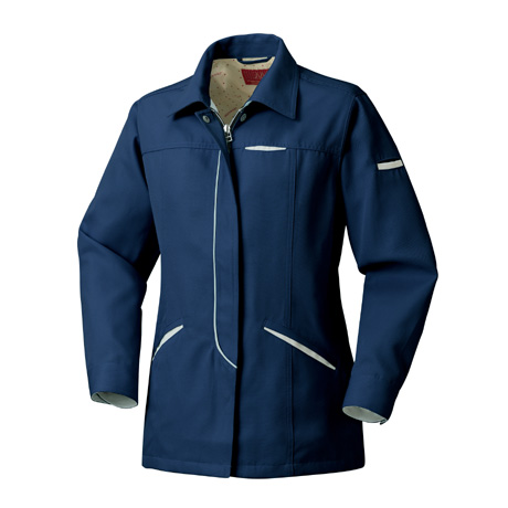 レディース長袖スモック【32520-KRO】 11.ネイビー