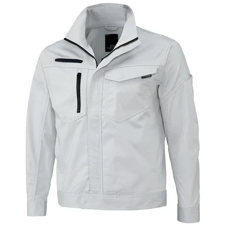 作業服 長袖ジャンパー シルバー 【32682-KRO】 