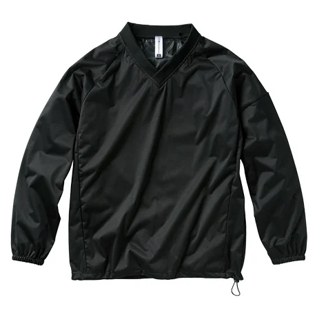 作業服 防風ストレッチ長袖Tシャツ ブラック 【32688-KRO】 