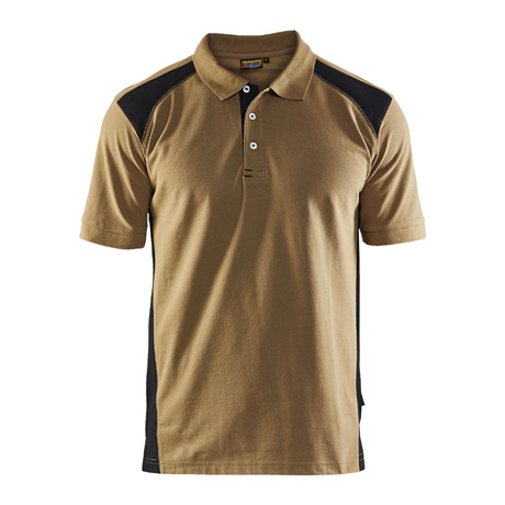 BLAKLADER　ベーシックポロシャツ【3324-1050-BBO】 2499.カーキブラック