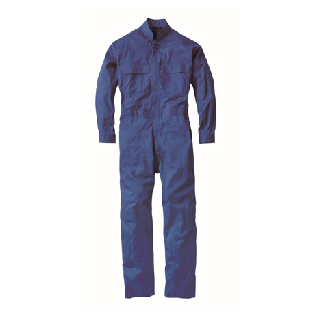 綿100％つなぎ服【34000-XEB】 40.ブルー