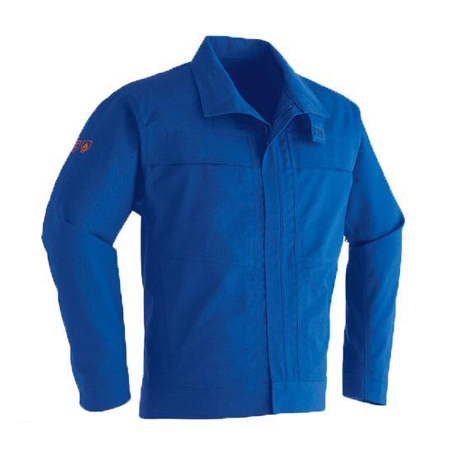 難燃ブルゾン（ファスナータイプ）【350-ASC】 5.ブルー