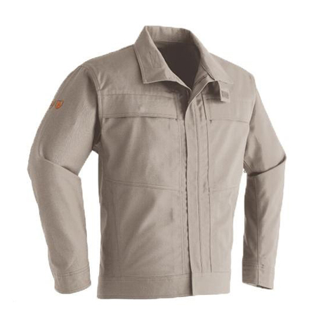 難燃ブルゾン（ファスナータイプ）【350-ASC】 8.ベージュ