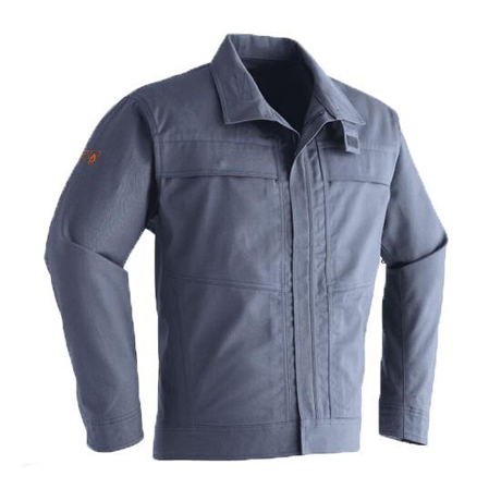 難燃ブルゾン（ファスナータイプ）【350-ASC】 10.グレー