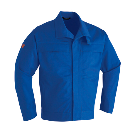 難燃ブルゾン（ボタンタイプ）【352-ASC】 5.ブルー