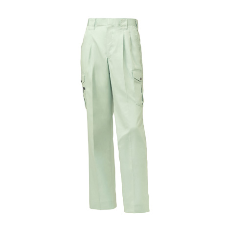 銀ナノ抗菌防臭加工ツータックレディースパンツ【35493-KRO】 89.アースグリーン