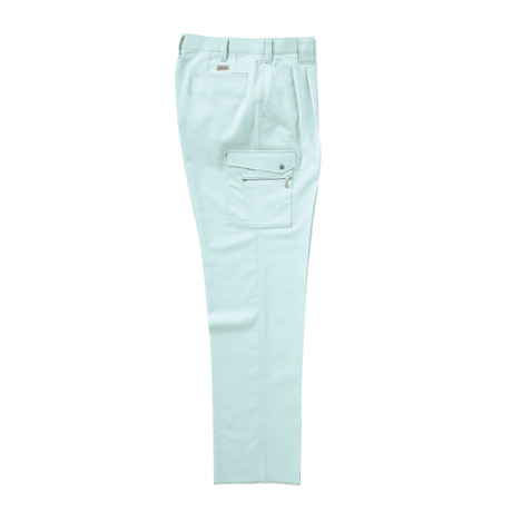 吸汗速乾ツータックカーゴパンツ【35541-KRO】 15.ミントブルー