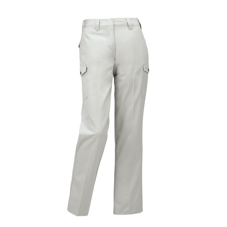 レディースカーゴパンツ（ノータック）【355941-KRO】 40.シルバー