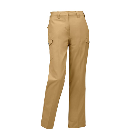 レディースカーゴパンツ（ノータック）【355941-KRO】 65.キャメル