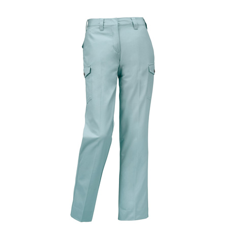 レディースカーゴパンツ（ノータック）【355941-KRO】 85.パウダーグリーン