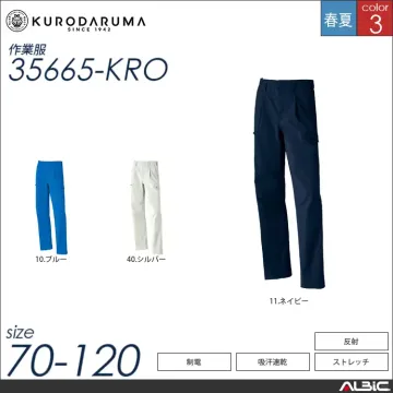 ストレッチワンタックスラックス 【 クロダルマ 31665-kro 】