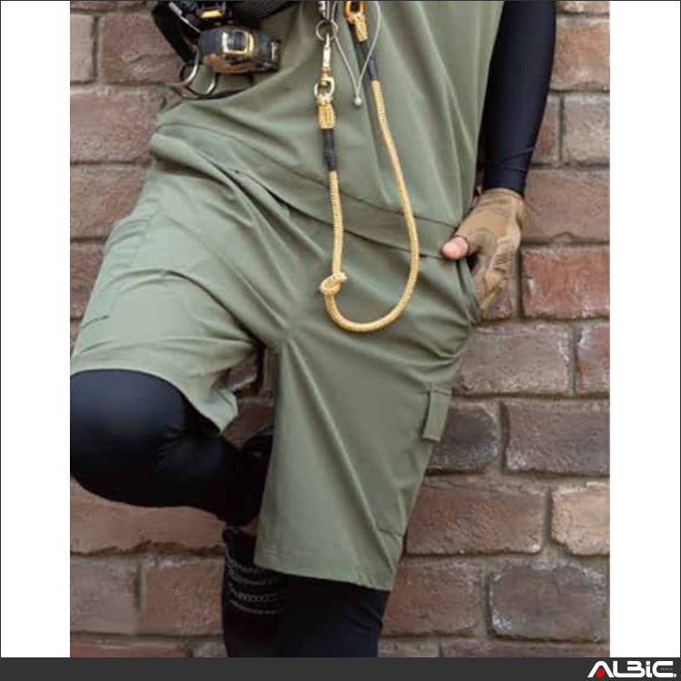 軽量ストレッチハーフカーゴパンツ【356812-KRO】 商品写真