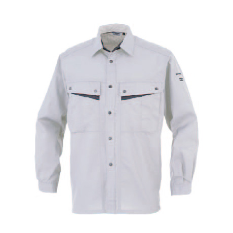 KANSAI吸汗速乾長袖シャツ【40034-OKH】 C2.グレー