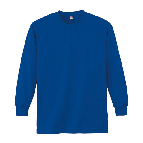 長袖Tシャツ（ポケット無）【4021-ALT】 8.Rブルー