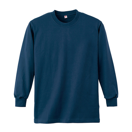 長袖Tシャツ（ポケット付）【4022-ALT】 1.ネイビー