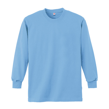 長袖Tシャツ（ポケット付）【4022-ALT】 6.サックス