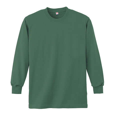 長袖Tシャツ（ポケット付）【4022-ALT】 30.グリーン