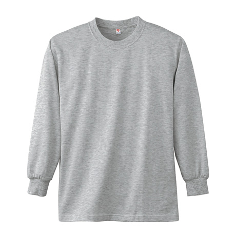 長袖Tシャツ（ポケット付）【4022-ALT】 43.杢グレー