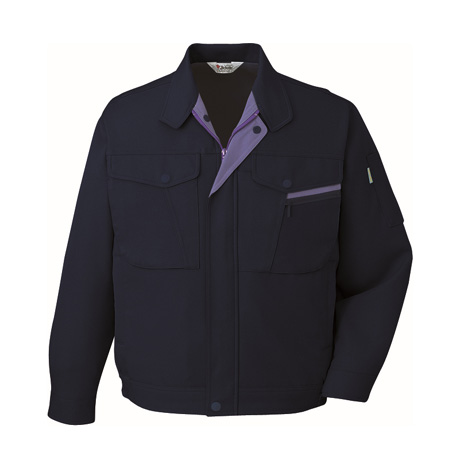 ストレッチ長袖ブルゾン【40400-JIC】 C011.ネービー