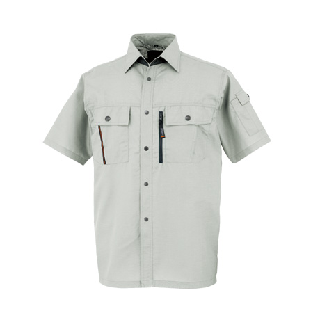 KANSAI帯電防止半袖シャツ【40403-OKH】 C4.グレー